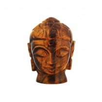 Buddha Face In Tiger Eye