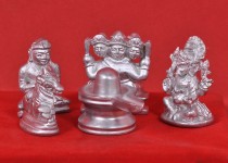 Parad Shiv Parivar Panchayat (Five Piece) Murti