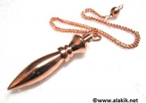 Metal karnak type Copper pendulum