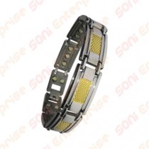 Pure Titanium Double Row Magnetic Bracelet