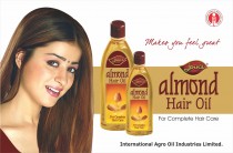 Almond hair oil