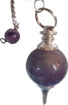 Aldomin Amethyst Crystal Healing Pendulum