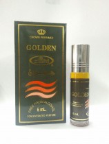 Al Rehab Golden Unisex Oriental Attar Concentrated Arabian Perfume Oil 6ml