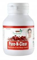 Pure- N- Clear Blood Purifeir & Anti Allergic Capsule