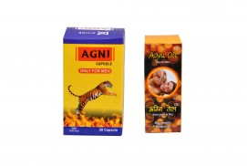 AGNI CAPSULE N AGNI OIL COMBO