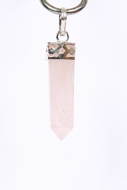 Satyamani Rose Quartz Point pendant