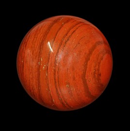 Satyamani Red Jasper Gemstone Sphere-Ball