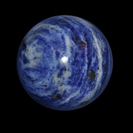 Satyamani Sodalite Gemstone Sphere-Ball