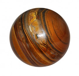 Satyamani Tiger Eye Gemstone Sphere-Ball