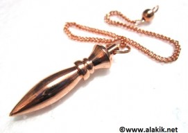 Metal karnak type Copper pendulum