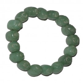 Satyamani Natural Green Aventurine Tumble Bracelet