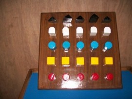 Multi Shaped Peg Board