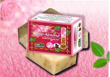 Almond-Rose Handmade Soap 110gms