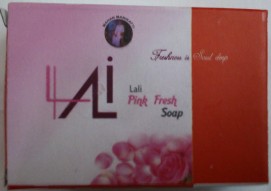 Lali Pink Fresh Rose Petal Siddha based Organic Natural Herbal Handmade Bath Soap 125gm