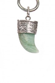 Satyamani Green Aventurine Nail Divinity Pendant