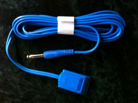 mono-pin type patient plate cable cord.