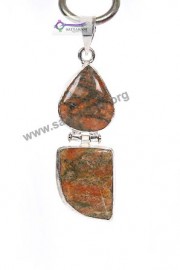 Satyamani Natural Unakite Energy Pendant