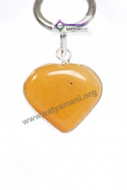 Satyamani Carnelian Heart Energy Pendant Art 2 .