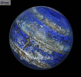 Satyamani Lapis Lazuli Gemstone Ball For Reiki Chakra Vasstu Space Healing