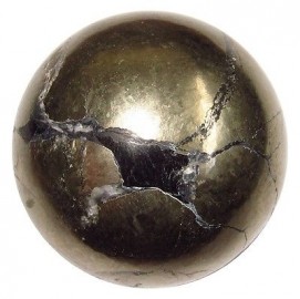 Satyamani Pyrite Gemstone Sphere Ball