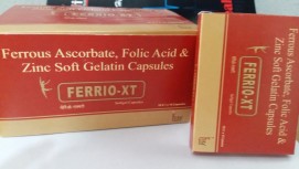 Ferrous ascorbate folic acid with zinc