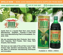 HEALTH BENEFITS  OF APOLLO NONI JUICE