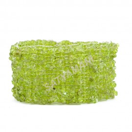 Satyamani Peridot Chips Bracelet