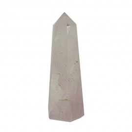 Satyamani Natural Rose Quartz Healing Pencil 2.5"