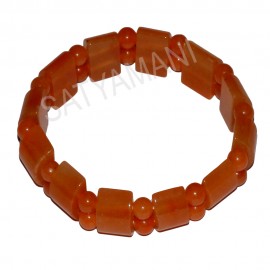 Satyamani Natural Red Aventurine Bracelet