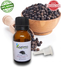 Black Pepper Essential Oil (15ML) - 100% Pure, Natural & Undiluted Oil