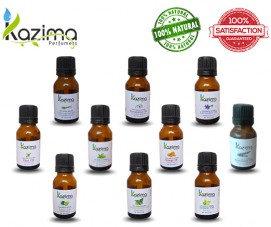 100% Pure, Natural, undiluted Oil & Therapeutic grade - 10/15 ML (Eucalyptus, Lavender, Lemon, Lemongrass, Lime, Peppermint, Pine, Rosemary, Spearmint, Orange)