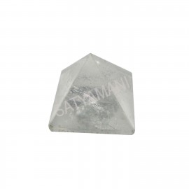 Satyamani Natural Clear Quartz Pyramid - 35 MM