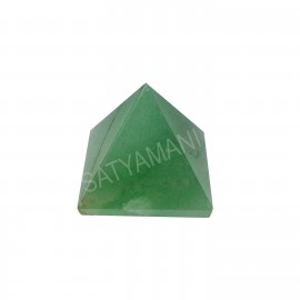 Satyamani Natural Green Aventurine Pyramid - 35 MM