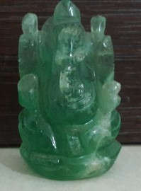 green fluorite ganeshaji