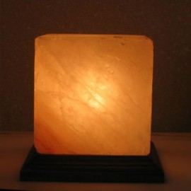 cube salt lamp