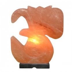 Omm shape salt lamp