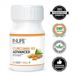 INLIFE Curcumin 95 Advanced, Turmeric Supplement, 500mg (60 Veg. Capsules)