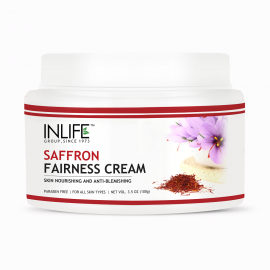 INLIFE Â Natural Saffron Fairness Cream 100 gm For Blemishes Dark Circles & Spots