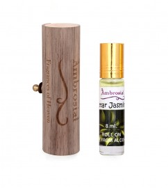 Ambrosial 8ml Jasmine Gift Set Natural Indian Attar Perfume Concentrate Oil