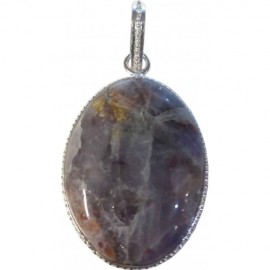 Aldomin Natural Amethyst Crystal Pendant