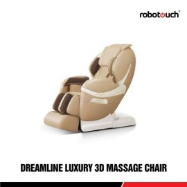 Robotouch Dreamline Intelligent 3-D Zero Gravity Massage Chair With Bluetooth,Android/IOS App,Magnetic Therapy - New Full Featured Luxury Shiatsu Chair - Color Biege