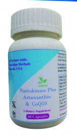 Hawaiian herbal nattokinase plus astaxanthin & coq10 capsule