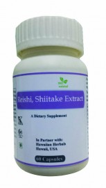 Hawaiian herbal reishi, shiitake extract capsule