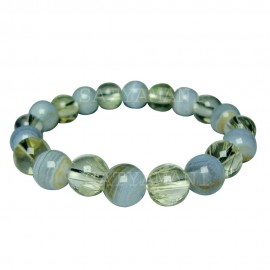 Satyamani Natural Rutile & Blue Lace Agate Bracelet