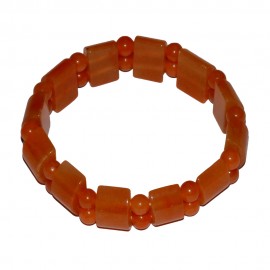 Satyamani Natural Red Aventurine Bracelet