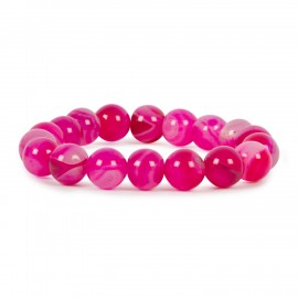 Satyamani Natural Pink Chalcedony Gemstone Bracelet for Love