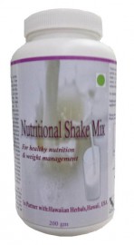 Hawaiian herbal nutritional shake mix powder