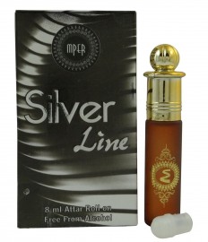 Madni Silver Line 8ml Attar Perfume Oil Alcohol Free Natural by Ambrosial