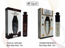 Al Shiyukh 8ml Oud + 8ml Crown Prophecy Attar Perfume Oil by Ambrosial