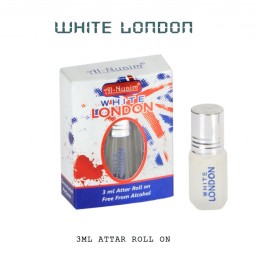 Al Nuaim White London 3ml Attar Perfume Oil Alcohol Free Natural by Ambrosial